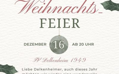 Weihnachtsfeier des FV Delkenheim am 16.12.2023
